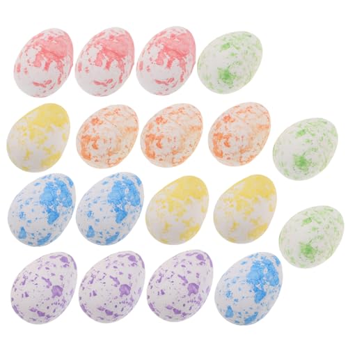 HAWILLOSCH 1 Beutel Ostern Deko-eier Schaumstoff-eier Für Ostern, Basteln, -schaumstoff-ei-ornamente, Mini-osterei-dekoration, Miniatur-eier, Basteldekorationen von HAWILLOSCH