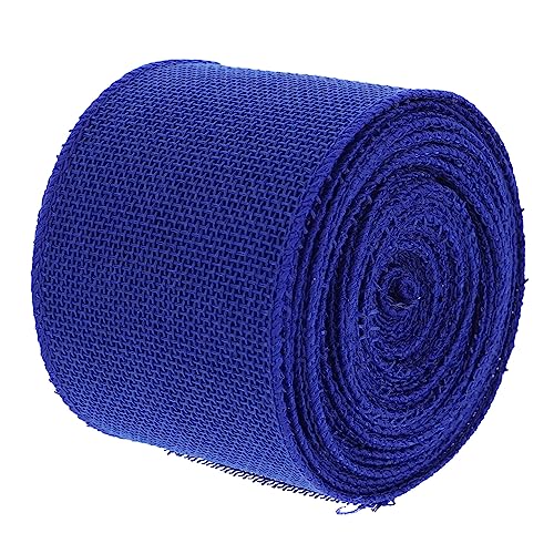 HAWILLOSCH 1 Rolle Gurtbandimitat aus Leinen Bastelband machen Hessisches Band Juteband Bänder für Handwerk seidenband ribbon geschenkband rückengurte Wickelband Hanfband Polyester Blue HAWILLOSCH 1 Rolle Gurtbandimitat aus Leinen Bastelband machen Hessisches Band Juteband Bänder für Handwerk seidenband ribbon geschenkband rückengurte Wickelband Hanfband Polyester Blue von HAWILLOSCH