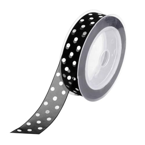 HAWILLOSCH 1 Rolle Polka Dot -Band Büro Spitzenband Sackleinenband für Lieferungen Chiffon -Band Bogen gepunktete Verpackungsbänder Glitzer gepunktete Bänder Verpackungsband für Party Schwarz HAWILLOSCH 1 Rolle Polka Dot -Band Büro Spitzenband Sackleinenband für Lieferungen Chiffon -Band Bogen gepunktete Verpackungsbänder Glitzer gepunktete Bänder Verpackungsband für Party Schwarz von HAWILLOSCH