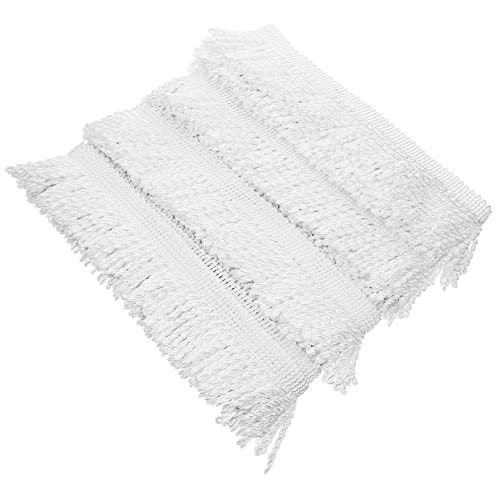 HAWILLOSCH 1 Rolle Polyester -fransen -trimm Quaste Nähdekoration Vorhänge Fransenbesatz Mit Quaste Quasten Trimmen Vorhang Rüsche Zackenleiste Zum Nähen Drinnen Weiß Polyestergarn HAWILLOSCH 1 Rolle Polyester -fransen -trimm Quaste Nähdekoration Vorhänge Fransenbesatz Mit Quaste Quasten Trimmen Vorhang Rüsche Zackenleiste Zum Nähen Drinnen Weiß Polyestergarn von HAWILLOSCH