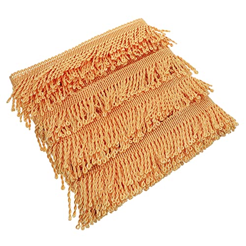 HAWILLOSCH 1 Rolle Vorhangdekoration Quasten schwarzer Fransenbesatz Streifen Randverkleidung Stickerei Spitze Nähen Sofa-Quastenbesatz Stoffverzierungen und Verzierungen Polyestergarn Golden HAWILLOSCH 1 Rolle Vorhangdekoration Quasten schwarzer Fransenbesatz Streifen Randverkleidung Stickerei Spitze Nähen Sofa-Quastenbesatz Stoffverzierungen und Verzierungen Polyestergarn Golden von HAWILLOSCH