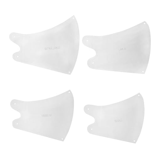 HAWILLOSCH 1 Satz 4 Stück Masken vorlagen Atmungsaktiv DIY-Vorlage Vorlage für Maskenherstellung Zubehör zur Maskenherstellung Vorlage für Gesichtsmasken DIY-Maskenvorlage Acryl HAWILLOSCH 1 Satz 4 Stück Masken vorlagen Atmungsaktiv DIY-Vorlage Vorlage für Maskenherstellung Zubehör zur Maskenherstellung Vorlage für Gesichtsmasken DIY-Maskenvorlage Acryl von HAWILLOSCH