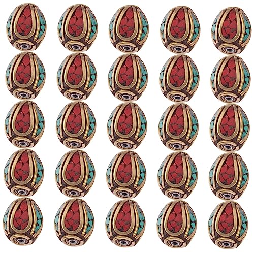 HAWILLOSCH 1 Satz Buddha Spacer Perlen Nepal Stil Diy Schmuckherstellung Handgefertigte Lochperlen Für Armbänder Und Vielseitige Bastelperlen Hochwertigem Material 20 Stück HAWILLOSCH 1 Satz Buddha Spacer Perlen Nepal Stil Diy Schmuckherstellung Handgefertigte Lochperlen Für Armbänder Und Vielseitige Bastelperlen Hochwertigem Material 20 Stück von HAWILLOSCH