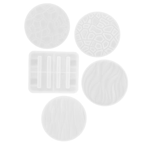 HAWILLOSCH 1 Satz Kristall-epoxy-form Herstellung Epoxy Coasters Formen Diy Bastelform Silikonformen Selber Machen Gießformen Für Untersetzer Untersetzerform Aus Harz Kieselgel von HAWILLOSCH