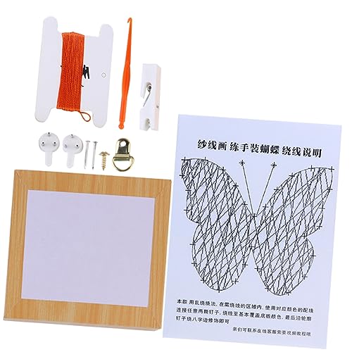 HAWILLOSCH 1 Satz Schmetterlingsleitungsschildset Set bastelsets für Nagelwicklungszeichnung Nagelwicklungsmalerei Wanddekoration HAWILLOSCH 1 Satz Schmetterlingsleitungsschildset Set bastelsets für Nagelwicklungszeichnung Nagelwicklungsmalerei Wanddekoration von HAWILLOSCH