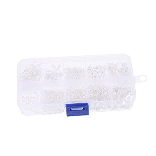 HAWILLOSCH 1 Schachtel Ohrring DIY Silber Aufbewahrungsbox Ohrhaken Nickelfrei Leicht und Glatt Schmuck Zubehör für Selbstgemachte Ohrringe und Bastelbedarf HAWILLOSCH 1 Schachtel Ohrring DIY Silber Aufbewahrungsbox Ohrhaken Nickelfrei Leicht und Glatt Schmuck Zubehör für Selbstgemachte Ohrringe und Bastelbedarf von HAWILLOSCH