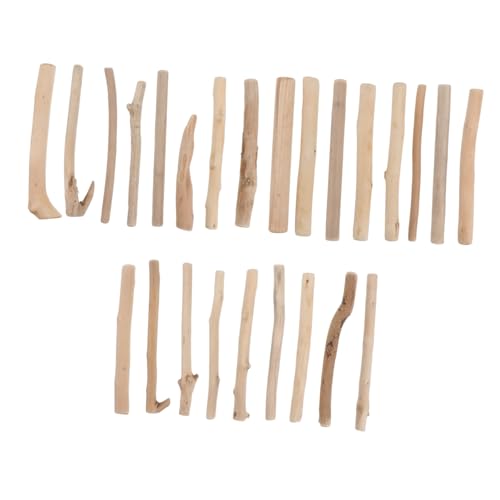 HAWILLOSCH 1 Stockmaterial Stöcke klein Bretter Handwerk Zeder Sticks für Fotorequisiten Bastelzubehör aus Holz Holzstäbchen Ornament DIY-Material Holzblockmaterial DIY-Modellzubehör Khaki von HAWILLOSCH