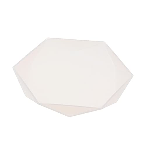 HAWILLOSCH 1 Stück Kristall-Epoxy-Form Epoxid-Tischformen Kerzenformen Fondant Seifenformen geformt groß Schalengussform Gießform für Ausstellungsständer Kieselgel Transparent von HAWILLOSCH