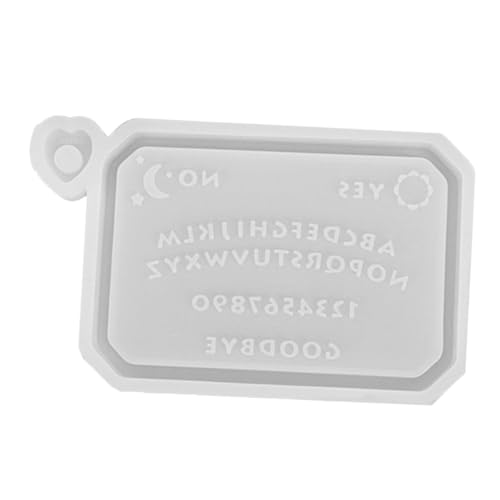 HAWILLOSCH 1 Stück Packung Kristall-epoxy-form Formen Selber Machen Fondant Geformt Silikonformen Ornament Kristall -epoxidform Kreative Silikonform Handwerkliche Gießform Kieselgel Weiß von HAWILLOSCH