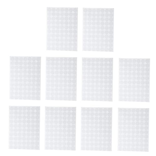 HAWILLOSCH 10 Blatt Punkt doppelseitiger Klebstoff Punkte Klebeschaum Punktband für Kleinkinder runden aufkleber Klebebänder doppelseitiger Kitt Punkt Kitt doppelseitiges Pad Klebespachtel HAWILLOSCH 10 Blatt Punkt doppelseitiger Klebstoff Punkte Klebeschaum Punktband für Kleinkinder runden aufkleber Klebebänder doppelseitiger Kitt Punkt Kitt doppelseitiges Pad Klebespachtel von HAWILLOSCH