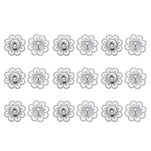 HAWILLOSCH 10 Paare Hochwertige Metall Druckknöpfe für Kleidung Unsichtbare Verschlüsse für Mäntel Overcoats und DIY Projekte Silber für Kreative Näh und Bastelarbeiten HAWILLOSCH 10 Paare Hochwertige Metall Druckknöpfe für Kleidung Unsichtbare Verschlüsse für Mäntel Overcoats und DIY Projekte Silber für Kreative Näh und Bastelarbeiten von HAWILLOSCH