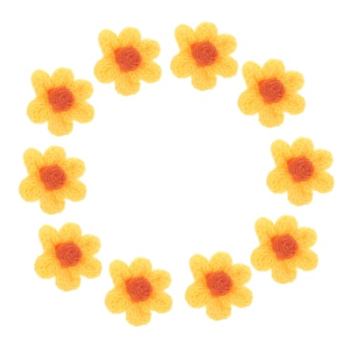 HAWILLOSCH 10 Stück Applikationen Handgefertigte Wollblumen Patches für Kleidung Taschen und Dekoration Verzierungen für Diy Projekte HAWILLOSCH 10 Stück Applikationen Handgefertigte Wollblumen Patches für Kleidung Taschen und Dekoration Verzierungen für Diy Projekte von HAWILLOSCH