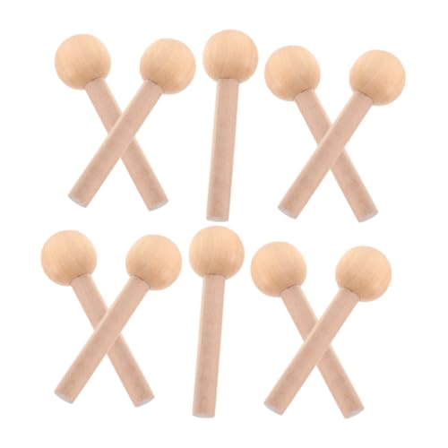 HAWILLOSCH 10 Stück Teiliges Holz Pegboard Haken aus Buchenholz Runde Stäbe mit Glatter Oberfläche Vielseitig für DIY Lochwand Stabile Stecktafeln und Sichere Handhabung für Bastelprojekte HAWILLOSCH 10 Stück Teiliges Holz Pegboard Haken aus Buchenholz Runde Stäbe mit Glatter Oberfläche Vielseitig für DIY Lochwand Stabile Stecktafeln und Sichere Handhabung für Bastelprojekte von HAWILLOSCH