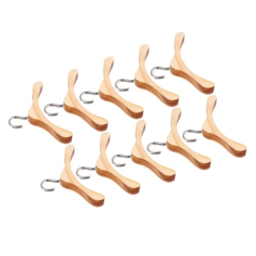 HAWILLOSCH 10 Stücke Holz Kleiderbügel Puppen Kleiderbügel 4 5 cm Puppe Kleidung Zubehör Kleiderbügel Für Puppenhaus Miniatur HAWILLOSCH 10 Stücke Holz Kleiderbügel Puppen Kleiderbügel 4 5 cm Puppe Kleidung Zubehör Kleiderbügel Für Puppenhaus Miniatur von HAWILLOSCH