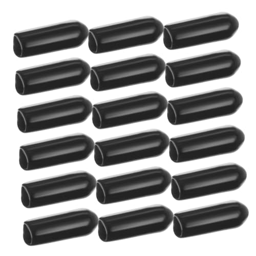 HAWILLOSCH 100 Stück Haarband Endkappen Kleine Flexible Kunststoff Schutzkappen Weiche Haarreifen Ersatzkappen DIY Haaraccessoires Komfortable Schützende Kopfband Endschutzkappen von HAWILLOSCH