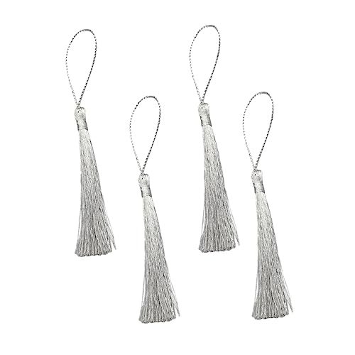 HAWILLOSCH 100 Stück Teiliges Silberne Quasten für DIY Schmuck Anhänger Lesezeichen und Heimdeko Bastelzubehör HAWILLOSCH 100 Stück Teiliges Silberne Quasten für DIY Schmuck Anhänger Lesezeichen und Heimdeko Bastelzubehör von HAWILLOSCH