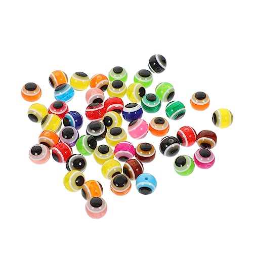 HAWILLOSCH mit bösem Blick 100 Stück runde Perlen mit bösem Blick Loch 2 mm für selbstgemachte Halsketten Armbänder und Bastelprojekte HAWILLOSCH mit bösem Blick 100 Stück runde Perlen mit bösem Blick Loch 2 mm für selbstgemachte Halsketten Armbänder und Bastelprojekte von HAWILLOSCH