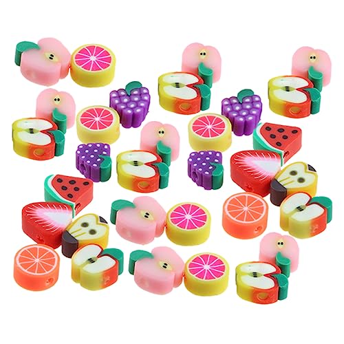 HAWILLOSCH 100Stücke Polymer Clay Beads im Design Handgefertigte Perlen für DIY Schmuckherstellung Lose Lehmperlen für Armbänder und Halsketten für Bastelprojekte HAWILLOSCH 100Stücke Polymer Clay Beads im Design Handgefertigte Perlen für DIY Schmuckherstellung Lose Lehmperlen für Armbänder und Halsketten für Bastelprojekte von HAWILLOSCH
