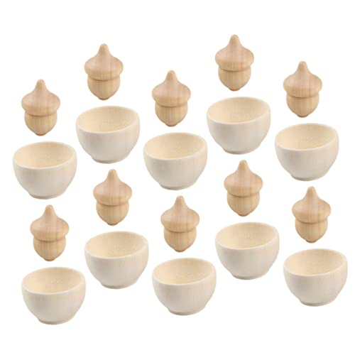 HAWILLOSCH 10Sätze Teiliges DIY Holzspielzeug Schalenformen Pädagogisches Malspielzeug für Bastelprojekte Fantasie und Kreativität von HAWILLOSCH