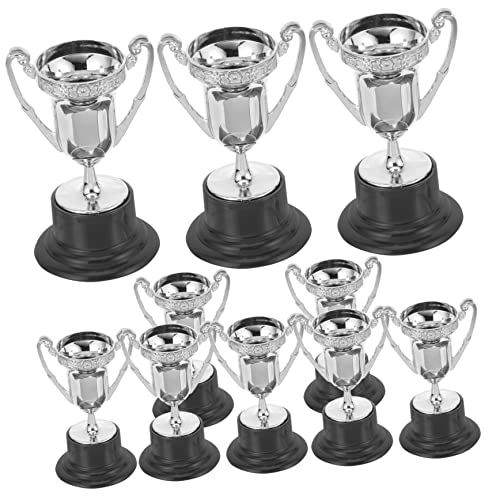 HAWILLOSCH 10St Trophäe belohnung kinder plastiktisch abhaltetöpfchen plasure Spielpreis Pokal für Kinder kinderspielzeug für kinder Kinderpreise für die Kinderparty Silver HAWILLOSCH 10St Trophäe belohnung kinder plastiktisch abhaltetöpfchen plasure Spielpreis Pokal für Kinder kinderspielzeug für kinder Kinderpreise für die Kinderparty Silver von HAWILLOSCH
