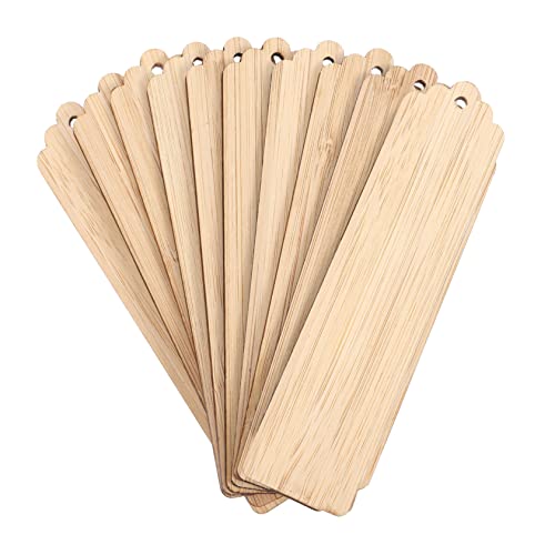 HAWILLOSCH 10Stücke DIY Holz Lesezeichen Unlackierte Holz Tags für Bastelprojekte Blanko Lesezeichen für Kartenherstellung und Heimdekoration auch Geschenkanhänger HAWILLOSCH 10Stücke DIY Holz Lesezeichen Unlackierte Holz Tags für Bastelprojekte Blanko Lesezeichen für Kartenherstellung und Heimdekoration auch Geschenkanhänger von HAWILLOSCH