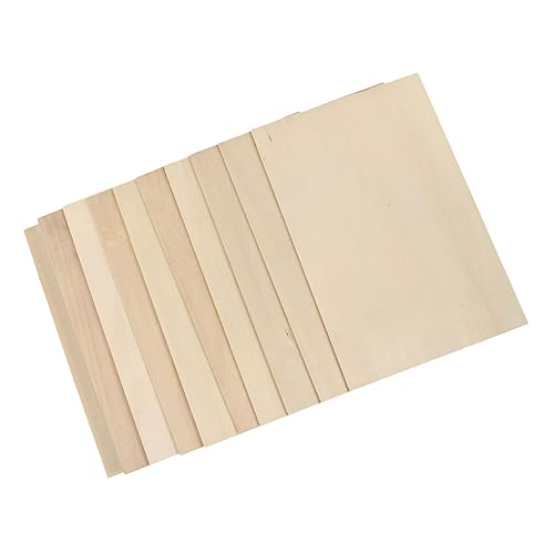 HAWILLOSCH 10Stücke Holzplatten DIY Holzplatten Unbehandelt für Bastelarbeiten für Handwerk Gravur und Modellbau Naturmaterialien für Projekte HAWILLOSCH 10Stücke Holzplatten DIY Holzplatten Unbehandelt für Bastelarbeiten für Handwerk Gravur und Modellbau Naturmaterialien für Projekte von HAWILLOSCH