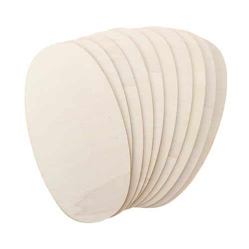 HAWILLOSCH 10Stücke Ovale Holzscheiben für DIY Hängedekoration Unbehandelt für Graffiti Bastelarbeiten Geschenketiketten und Festliche Dekorationen HAWILLOSCH 10Stücke Ovale Holzscheiben für DIY Hängedekoration Unbehandelt für Graffiti Bastelarbeiten Geschenketiketten und Festliche Dekorationen von HAWILLOSCH