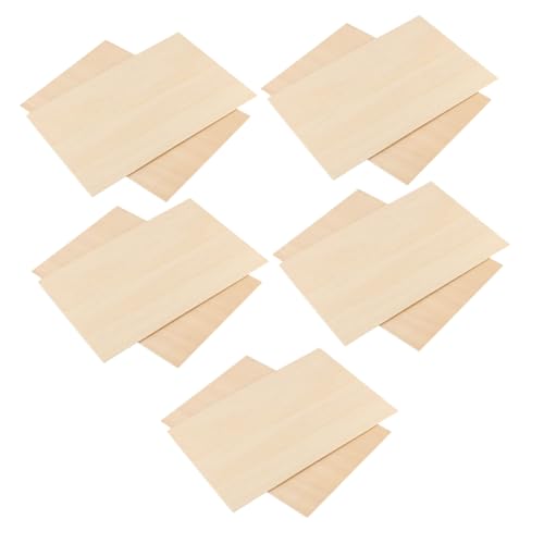 HAWILLOSCH 10Stücke Rechteckige Holzscheiben Unfertige Holzstücke für DIY Handwerk Bastelzubehör Naturholz für Projekte Personalisierbare Holzplatten HAWILLOSCH 10Stücke Rechteckige Holzscheiben Unfertige Holzstücke für DIY Handwerk Bastelzubehör Naturholz für Projekte Personalisierbare Holzplatten von HAWILLOSCH