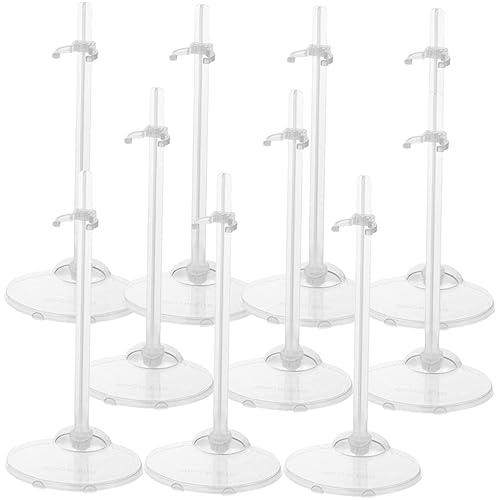 HAWILLOSCH 10st Puppenständer Anzeige Mädchen Puppenwagen Plüsch Intelligente Puppe Puppenhauszubehör Zubehör Für Babypuppen Puppenzubehör Puppen Stehen Transparent Plastik HAWILLOSCH 10st Puppenständer Anzeige Mädchen Puppenwagen Plüsch Intelligente Puppe Puppenhauszubehör Zubehör Für Babypuppen Puppenzubehör Puppen Stehen Transparent Plastik von HAWILLOSCH