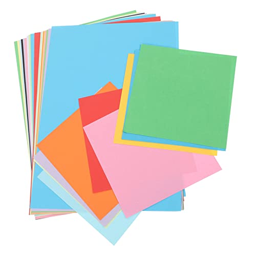 HAWILLOSCH 120 Blatt farbiger Karton druckerpapier farbiges Zeichenpapier Papierhandwerk falten buntes Faltpapier Klapppapier -Kit Origami-Papier basteln Origami-Papiermodell Origami-Kits von HAWILLOSCH