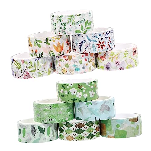 HAWILLOSCH 12Rollen Washi Tape Dekorative Klebebänder mit Frühlingsblumen für Scrapbooking DIY Kunsthandwerk und Fotoalben Rückstandsfrei Ablösbar Vielseitig HAWILLOSCH 12Rollen Washi Tape Dekorative Klebebänder mit Frühlingsblumen für Scrapbooking DIY Kunsthandwerk und Fotoalben Rückstandsfrei Ablösbar Vielseitig von HAWILLOSCH