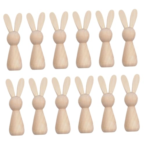HAWILLOSCH 12st Hasenschmuck Aus Holz Osterdekoration Aus Holz Osterhasen- Ostern DIY Holzmalerei Osterschmuck Aus Holz Osterhase Aus Holz Hasendekor Aus Holz Holzhase Hölzern Beige HAWILLOSCH 12st Hasenschmuck Aus Holz Osterdekoration Aus Holz Osterhasen- Ostern DIY Holzmalerei Osterschmuck Aus Holz Osterhase Aus Holz Hasendekor Aus Holz Holzhase Hölzern Beige von HAWILLOSCH