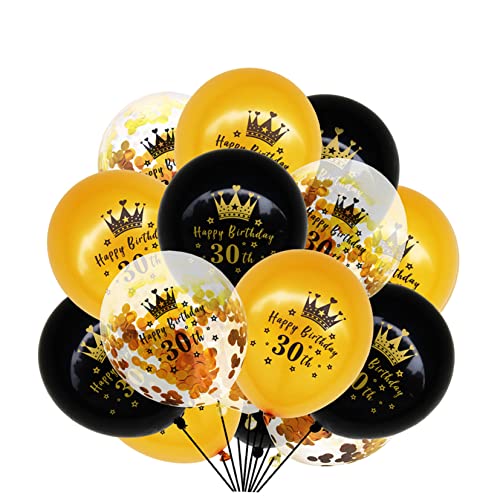 HAWILLOSCH 15 Stücke Geburtstag Luftballons Set Konfetti Aufblasbare Latex Party Ballon Kits Für Dekorationen HAWILLOSCH 15 Stücke Geburtstag Luftballons Set Konfetti Aufblasbare Latex Party Ballon Kits Für Dekorationen von HAWILLOSCH