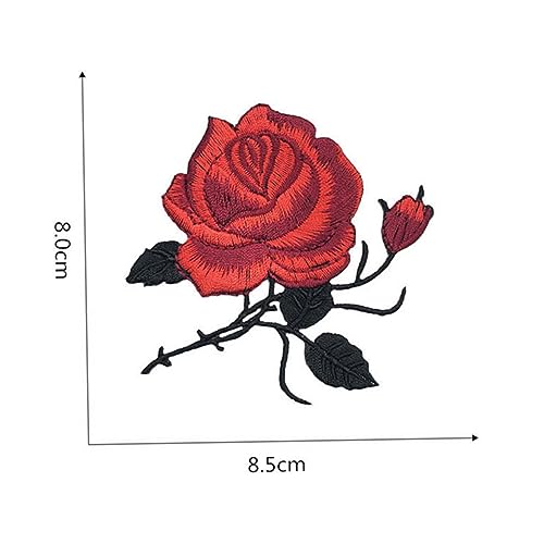 HAWILLOSCH 16Stücke Teiliges Bunter Blumen Stickerei Aufnäher Aufbügelbare Applikationen mit Rosenmuster für Kleidung Taschen und Mehr für Kreative DIY Projekte HAWILLOSCH 16Stücke Teiliges Bunter Blumen Stickerei Aufnäher Aufbügelbare Applikationen mit Rosenmuster für Kleidung Taschen und Mehr für Kreative DIY Projekte von HAWILLOSCH