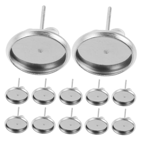 HAWILLOSCH 180 Stück Metall Ohrstecker Tablett Basis Für Ohrringe Flache Ohrstecker Tablettts DIY Schmucktabletts Einstellungen Befunde DIY HAWILLOSCH 180 Stück Metall Ohrstecker Tablett Basis Für Ohrringe Flache Ohrstecker Tablettts DIY Schmucktabletts Einstellungen Befunde DIY von HAWILLOSCH