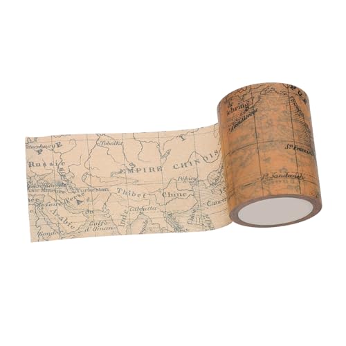 HAWILLOSCH 1Rolle Weltkarte Washi Tape Multifunktionales DIY Klebeband für Scrapbooking Journal und Geschenkdauerhaft Rückstandsfrei Ablösbar Design HAWILLOSCH 1Rolle Weltkarte Washi Tape Multifunktionales DIY Klebeband für Scrapbooking Journal und Geschenkdauerhaft Rückstandsfrei Ablösbar Design von HAWILLOSCH