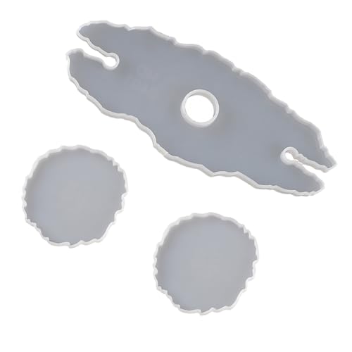 HAWILLOSCH 1Satz DIY Silikonformen für Weinglashalter Unregelmäßige Kristall Tropfuntersetzer für Weinbecher Wiederverwendbare Gießform für Bastelprojekte zu Hause Teiliges HAWILLOSCH 1Satz DIY Silikonformen für Weinglashalter Unregelmäßige Kristall Tropfuntersetzer für Weinbecher Wiederverwendbare Gießform für Bastelprojekte zu Hause Teiliges von HAWILLOSCH