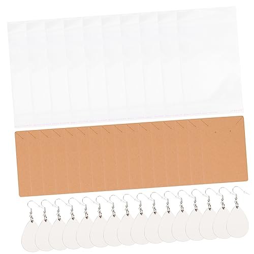 HAWILLOSCH 1Satz Handgefertigte Sublimation Ohrringe DIY Ohrring Rohlinge für Designs für Personalisierte und Schmuckherstellung Langlebig und Einfach von HAWILLOSCH