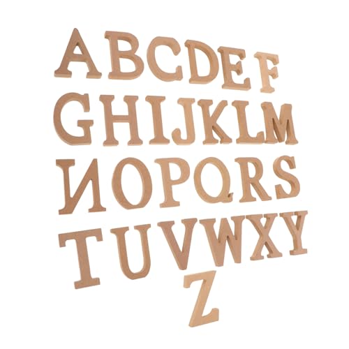 HAWILLOSCH 1Satz Holzbuchstaben Set Unfertige DIY Holzalphabete für Kreative Wanddekoration Fotorequisiten und Vielseitige Heimgestaltung Anpassbar für Stil HAWILLOSCH 1Satz Holzbuchstaben Set Unfertige DIY Holzalphabete für Kreative Wanddekoration Fotorequisiten und Vielseitige Heimgestaltung Anpassbar für Stil von HAWILLOSCH