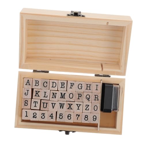 HAWILLOSCH 1Satz Holzstempel mit Briefmarken und Stempelkissen Vielseitiges Handwerks Stempel Kit für Scrapbooking Tagebuch Dekoration und Projekte Aufbewahrungsbox HAWILLOSCH 1Satz Holzstempel mit Briefmarken und Stempelkissen Vielseitiges Handwerks Stempel Kit für Scrapbooking Tagebuch Dekoration und Projekte Aufbewahrungsbox von HAWILLOSCH