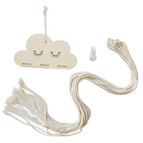 HAWILLOSCH 1Satz Holzwolkenplakette DIY Wanddeko Holz Stilvolle Wolkenform Wandkunst für Kinderzimmer Langlebige und Sichere Wandhängedekoration Design für Individuelles von HAWILLOSCH