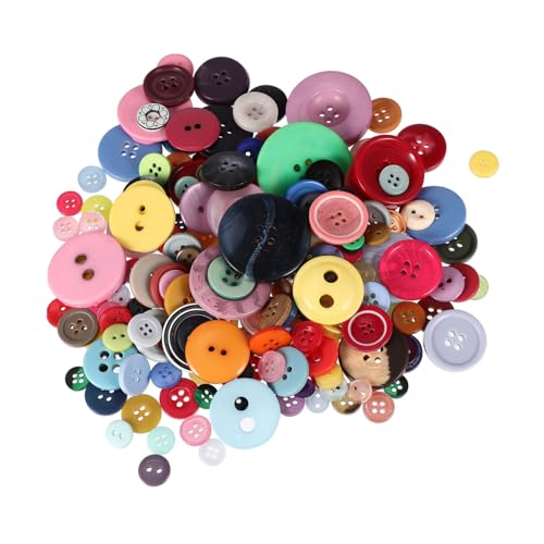HAWILLOSCH 1Satz Knopfset Resin für DIY Projekte Verschiedenen für Kleidung Bastelarbeiten und Accessoires für Nähprojekte und Kinderhandwerk von HAWILLOSCH