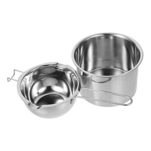 HAWILLOSCH 1Satz Schmelztopf Set für Kerzenwachs Doppel Kessel mit Ausgüssen Multifunktional Leicht zu Reinigen und Platzsparend für DIY Projekte HAWILLOSCH 1Satz Schmelztopf Set für Kerzenwachs Doppel Kessel mit Ausgüssen Multifunktional Leicht zu Reinigen und Platzsparend für DIY Projekte von HAWILLOSCH