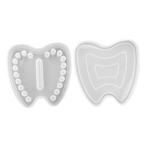 HAWILLOSCH 1Satz Silikonform für Babyzähne und Lanugo DIY Gießform für Kristallharz Personalisierte Erinnerungsbox Leicht zu Reinigen Hochwertiges Silikon und Wiederverwendbar von HAWILLOSCH