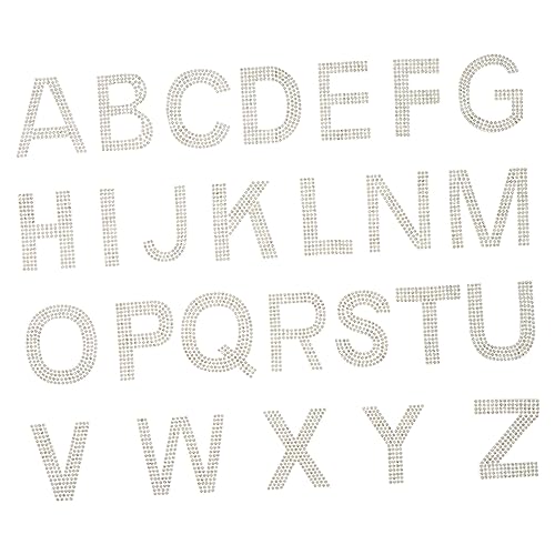 HAWILLOSCH 1Satz Strass Aufnäher für DIY Kleidung Aufbügelbilder mit Glitzer für Taschen und Textilien und Recycelbar Einfache Anwendung von HAWILLOSCH