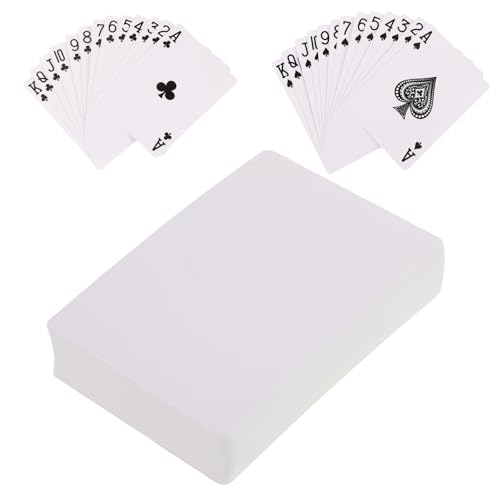 HAWILLOSCH 1satz Blanko Spielkarten Sublimationsfähigem Papier Kreative Pokerkarten Für Designs Für Unendlichen Spielspaß Und Persönliche Gestaltungsmöglichkeiten HAWILLOSCH 1satz Blanko Spielkarten Sublimationsfähigem Papier Kreative Pokerkarten Für Designs Für Unendlichen Spielspaß Und Persönliche Gestaltungsmöglichkeiten von HAWILLOSCH
