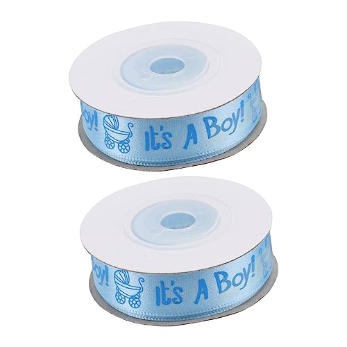 HAWILLOSCH 2 Rollen Jungen Geburtstag Band Bänder Party Dekorationen Pastell geschenkband Verpackungsband Sackleinenband Druckband Verpackungszubehör Geburtstagsband Banddekor Polyester Blau HAWILLOSCH 2 Rollen Jungen Geburtstag Band Bänder Party Dekorationen Pastell geschenkband Verpackungsband Sackleinenband Druckband Verpackungszubehör Geburtstagsband Banddekor Polyester Blau von HAWILLOSCH