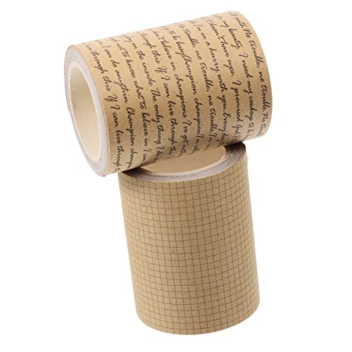 HAWILLOSCH 2 Rollen Vintage Diy Masking Tape Dekoratives Klebeband für Scrapbooking Handbücher und Bastelprojekte Leicht Abziehbar ohne Rückstände HAWILLOSCH 2 Rollen Vintage Diy Masking Tape Dekoratives Klebeband für Scrapbooking Handbücher und Bastelprojekte Leicht Abziehbar ohne Rückstände von HAWILLOSCH