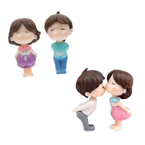 HAWILLOSCH 2 Sets üße Figuren Romantische Deko Für Hochzeitsfeiern Micro Landschaftsornamente Kussende Paare Wohnkultur Für Valentinstag Und Besondere Anlässe HAWILLOSCH 2 Sets üße Figuren Romantische Deko Für Hochzeitsfeiern Micro Landschaftsornamente Kussende Paare Wohnkultur Für Valentinstag Und Besondere Anlässe von HAWILLOSCH