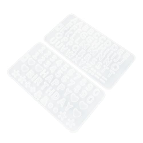 HAWILLOSCH 2 Stück numerische Formen Buchstabenformen Alphabet-Form Brief Silikonform DIY-Werkzeuge aus Silikon Alphabetformen für Epoxidharz Silikonschmuckform für Harz Kieselgel Weiß HAWILLOSCH 2 Stück numerische Formen Buchstabenformen Alphabet-Form Brief Silikonform DIY-Werkzeuge aus Silikon Alphabetformen für Epoxidharz Silikonschmuckform für Harz Kieselgel Weiß von HAWILLOSCH